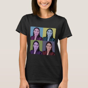 Aoc Alexandria Ocasio-cortez First Female Presiden T-Shirt