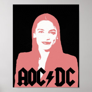 Aoc - Andria Ocasio-cortez - Latina Congress Poster