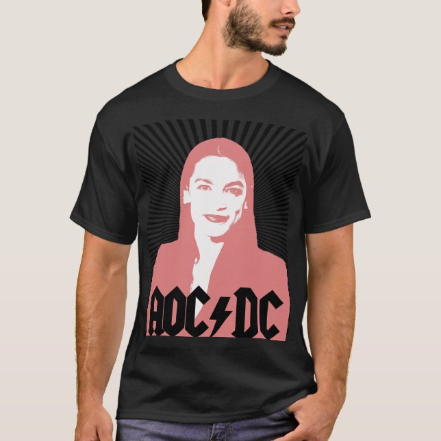 Aoc - Andria Ocasio-cortez - Latina Congress  T-Shirt (Front)