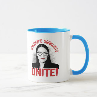 AOC - Democratic Socialists Unite Mug
