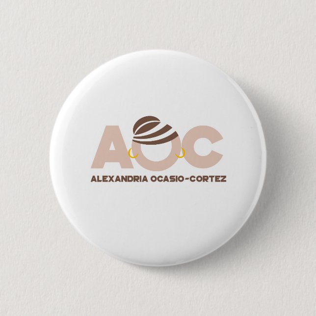 AOC HOPE 2 INCH ROUND BUTTON (Front)