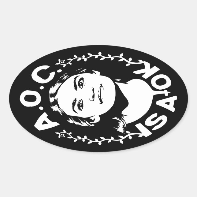 AOC is A-OK Oval Sticker (Front)