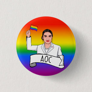 AOC Pride 1 Inch Round Button