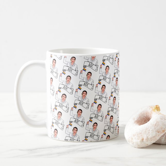 AOC Pride Coffee Mug (With Donut)