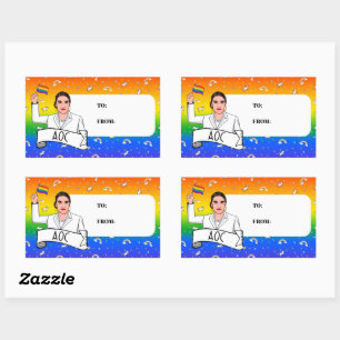 AOC Pride Sticker