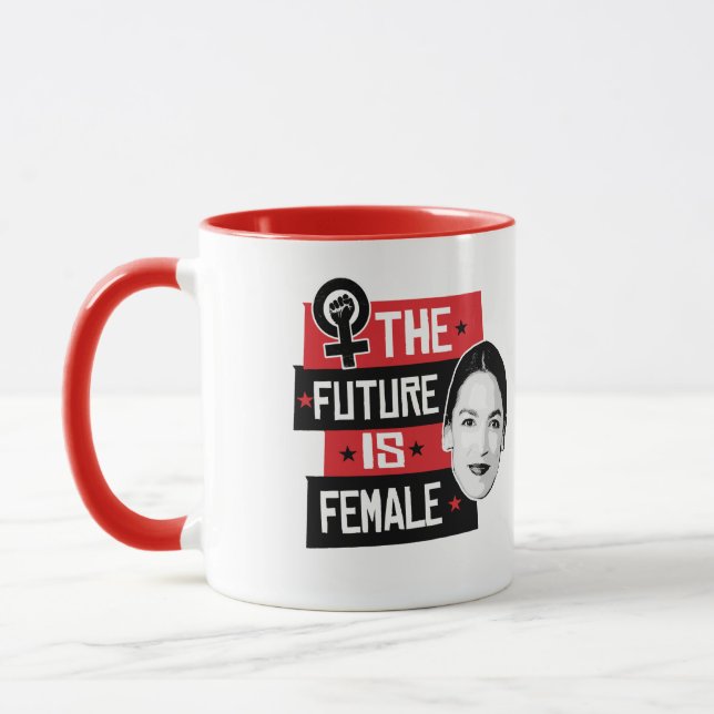 AOC The Future is Female Mug (Left)