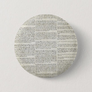 AOGG NEWSPAPER WORDS GRUNGE STORY BACKGROUNDS WALL 2 INCH ROUND BUTTON