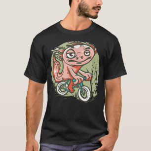 Aolotl Cycling Bicycle Cute Aolotls Kawaii Japan A T-Shirt