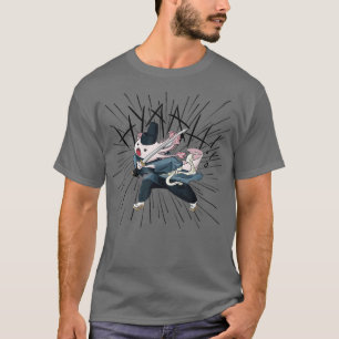 Aolotl Samurai Ninja Katana Anime Japanese  T-Shirt