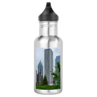 Aon And Two Prudential Stainless Steel Water Bottl