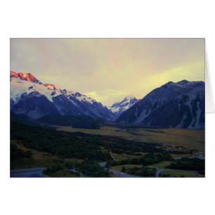 Aoraki/Mont Cook au lever du soleil