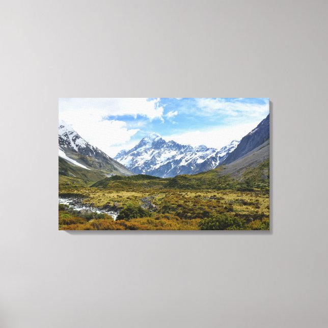 Aoraki / Mount Cook Canvas Print (Front)