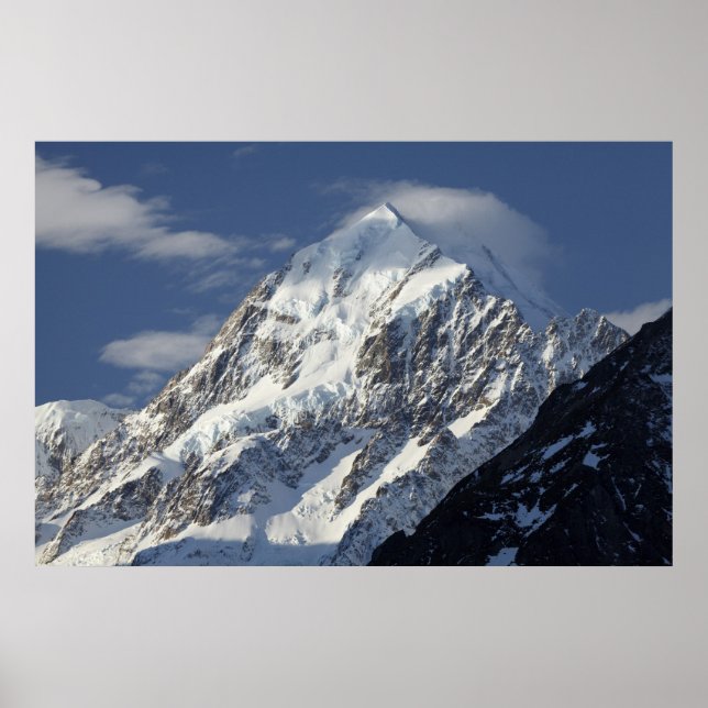Aoraki Mount Cook, Mackenzie Country, South Poster (Front)