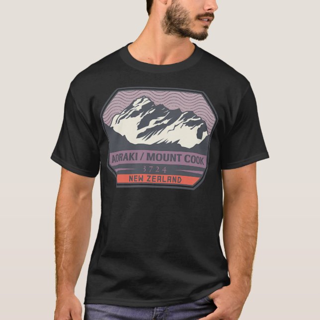 Aoraki  Mount Cook T-Shirt (Front)