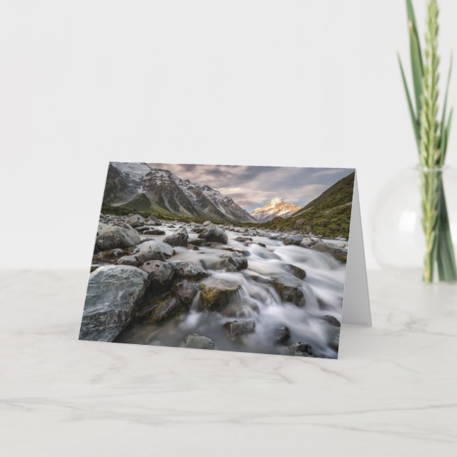Aoraki Mt. Cook National Park | New Zealand Card (Front)