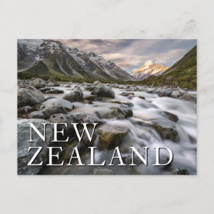 Aoraki Mt. Cook National Park   New Zealand Postcard