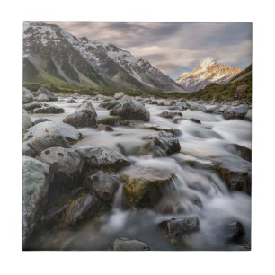 Aoraki Mt. Cook National Park   New Zealand Tile