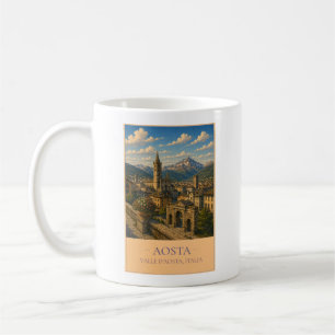 Aosta, Italy – Vintage Travel Mug
