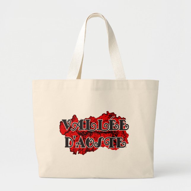 Aosta Valley Large Tote Bag (Front)