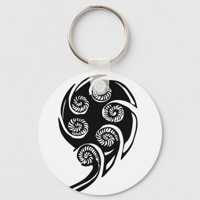 aotearoa koru design keychain (Front)