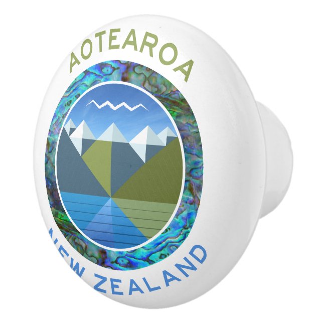 AOTEAROA NEW ZEALAND CERAMIC KNOB (Right)