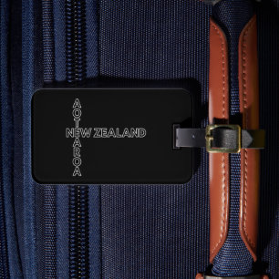 Aotearoa New Zealand, NZ Kiwi Design, Named  Luggage Tag