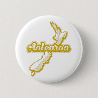 AOTEAROA NZ MAP 2 INCH ROUND BUTTON