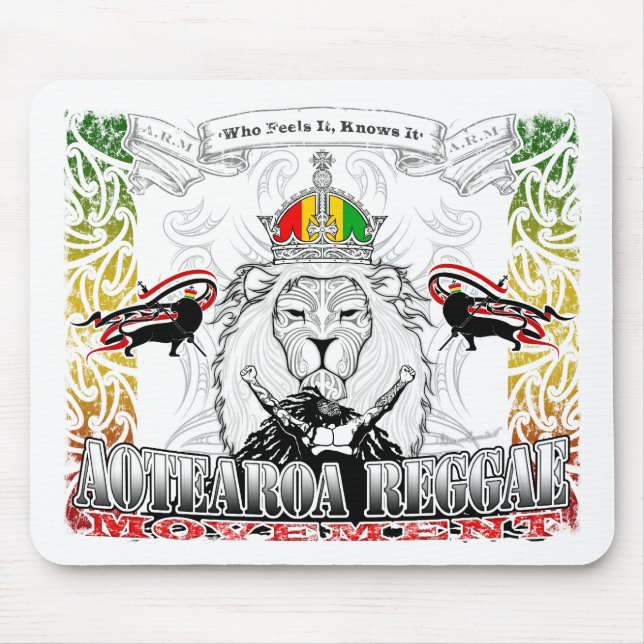 AOTEAROA REGGAE MOVEMENT MOUSE PAD (Front)