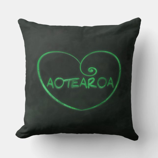 Aotearoa Throw Pillow (Front)