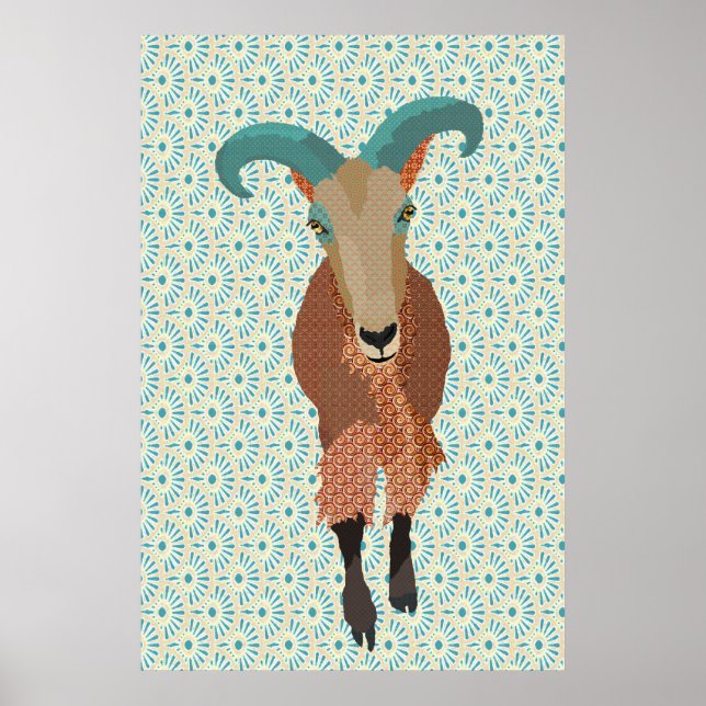 Aoudad Art Poster (Front)