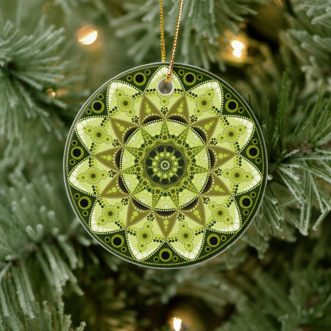 Août Anniversaire Mandala Ornement (Arbre)