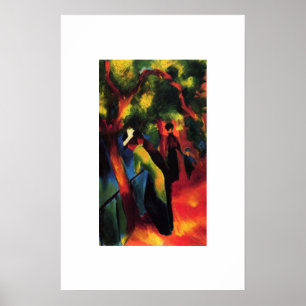 août Macke. Poster "Sunny Way"