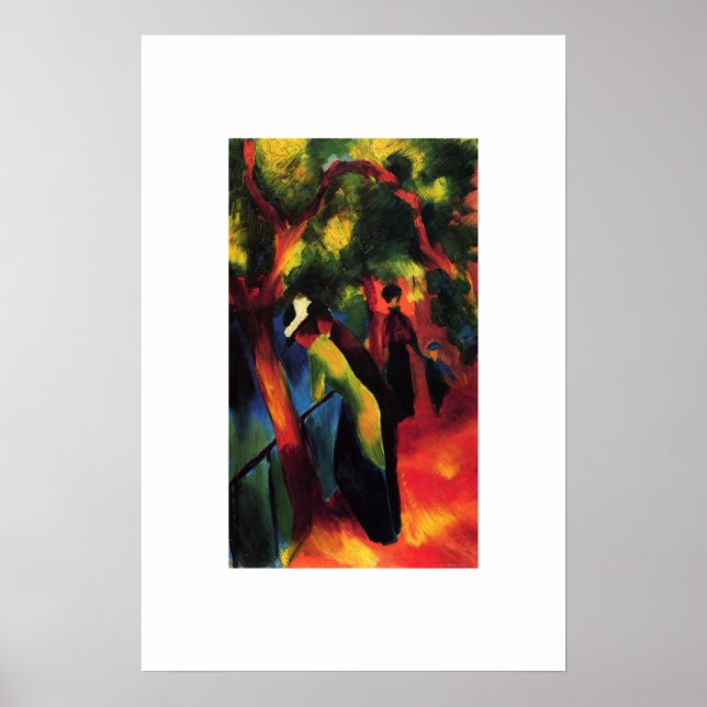 août Macke. Poster "Sunny Way" (Devant)