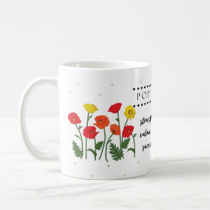 Août Mug Fleur de naissance avec sens Fleur