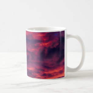 août tasse de café rouge