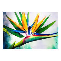 *~* AP10 Bird of Paradise Art Painting #23