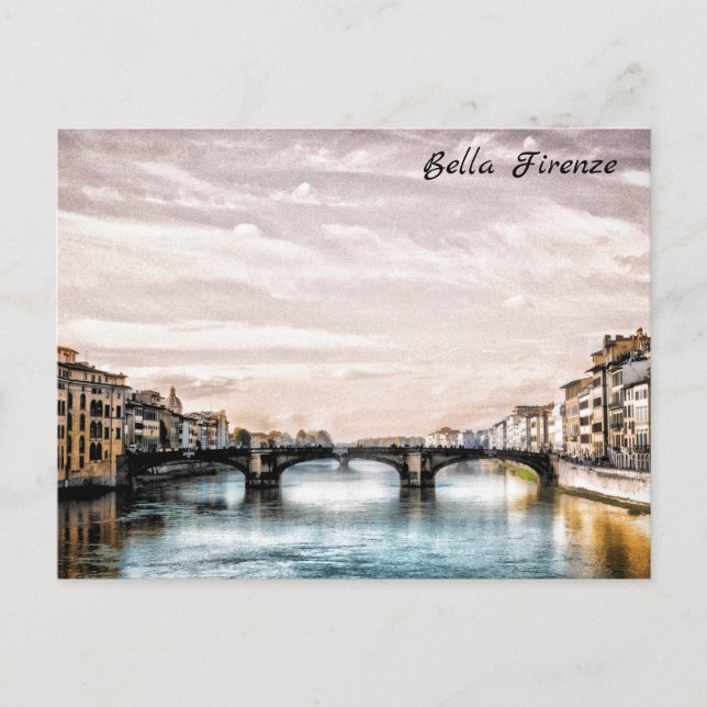 ** AP12 Firenze Italy Florence Italian Language Postcard (Front)