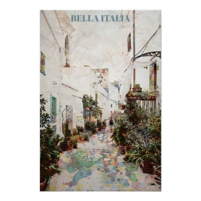 ** AP12 Italia Italy Street Pottery Plants  Poster (Front)