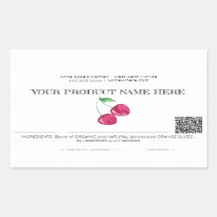 ~* AP30 DEHYDRATED Fruit QR -  PHOTO CHEERY Sticker