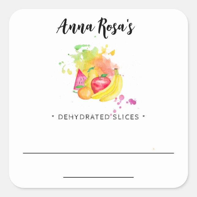*~* AP30 Fruits déshydratés Étiquettes de bocal vi (Devant)