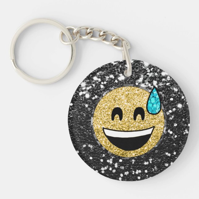 *~* AP40 Grinning QR Parties scintillant Emoji de  (Devant)