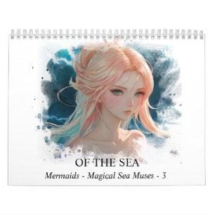 *~* AP60 Magical Mermaids Muses Sea 3 Calendar