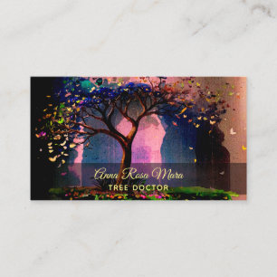*~* AP82 Ethereal QR TREE Fantasy Business Card