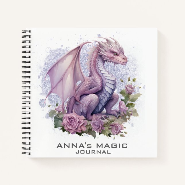 *~* AP85 Law Attraction Dragon Manifesting Photo Notebook (Front)