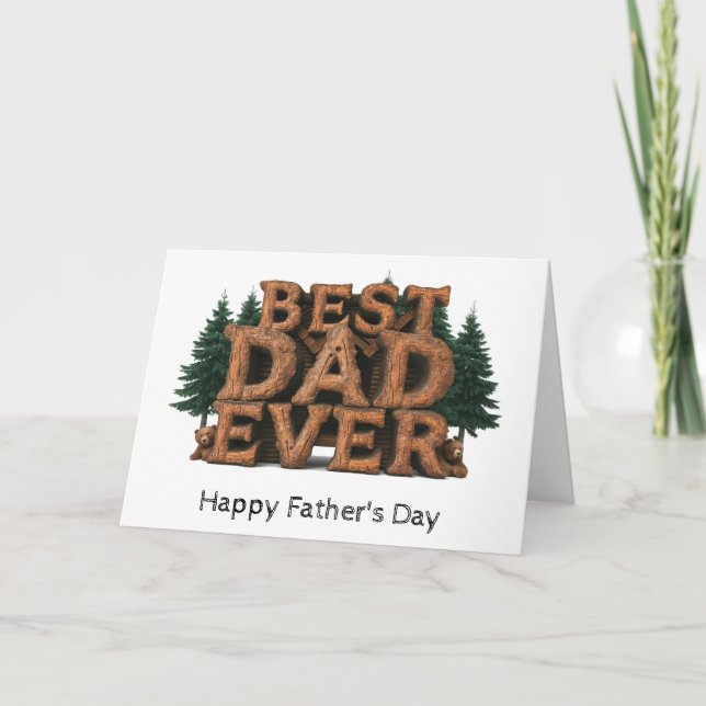 *~* AP86 Best DaD Ever Photo  Father's Day Card  (Front)