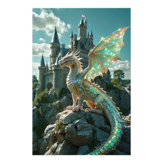 *~* AP88 Castles Fantasy  Dragon  Wall Art 24 (Front)