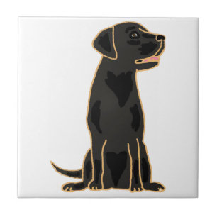 AP- Black Labrador Tile