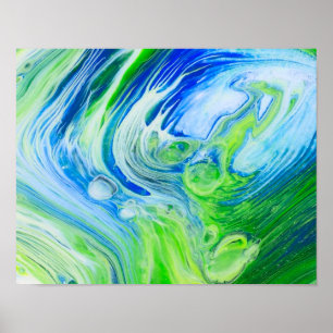 AP-BlueGreen-TreeRing_7551 Poster