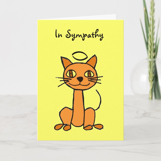 AP- Cat Sympathy Card (Front)