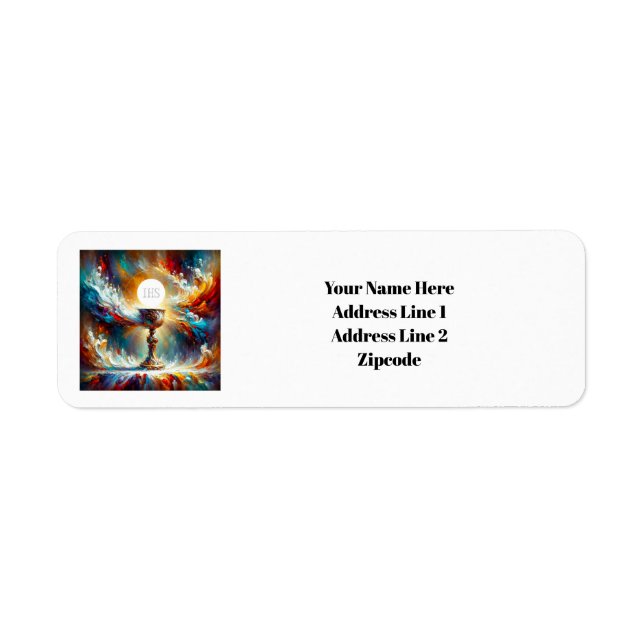 AP Communion Host et Chalice Expressionist Effet (Devant)